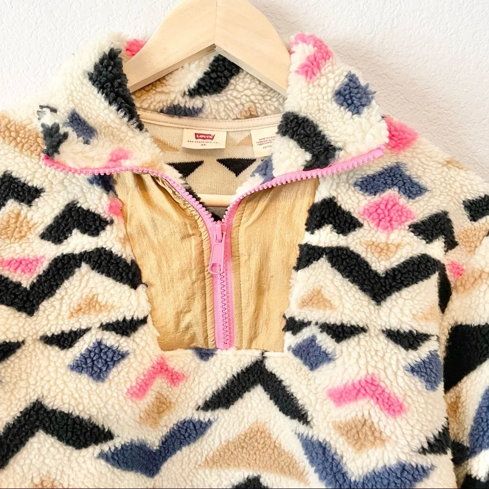 Levis Arizona Pullover Sherpa Jacket - Picture 3 of 6